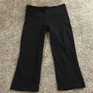 Lulu Lemon Black Crop Leggings